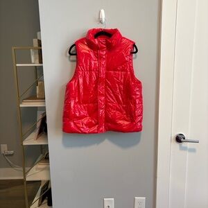 a new day Bright Red Vest